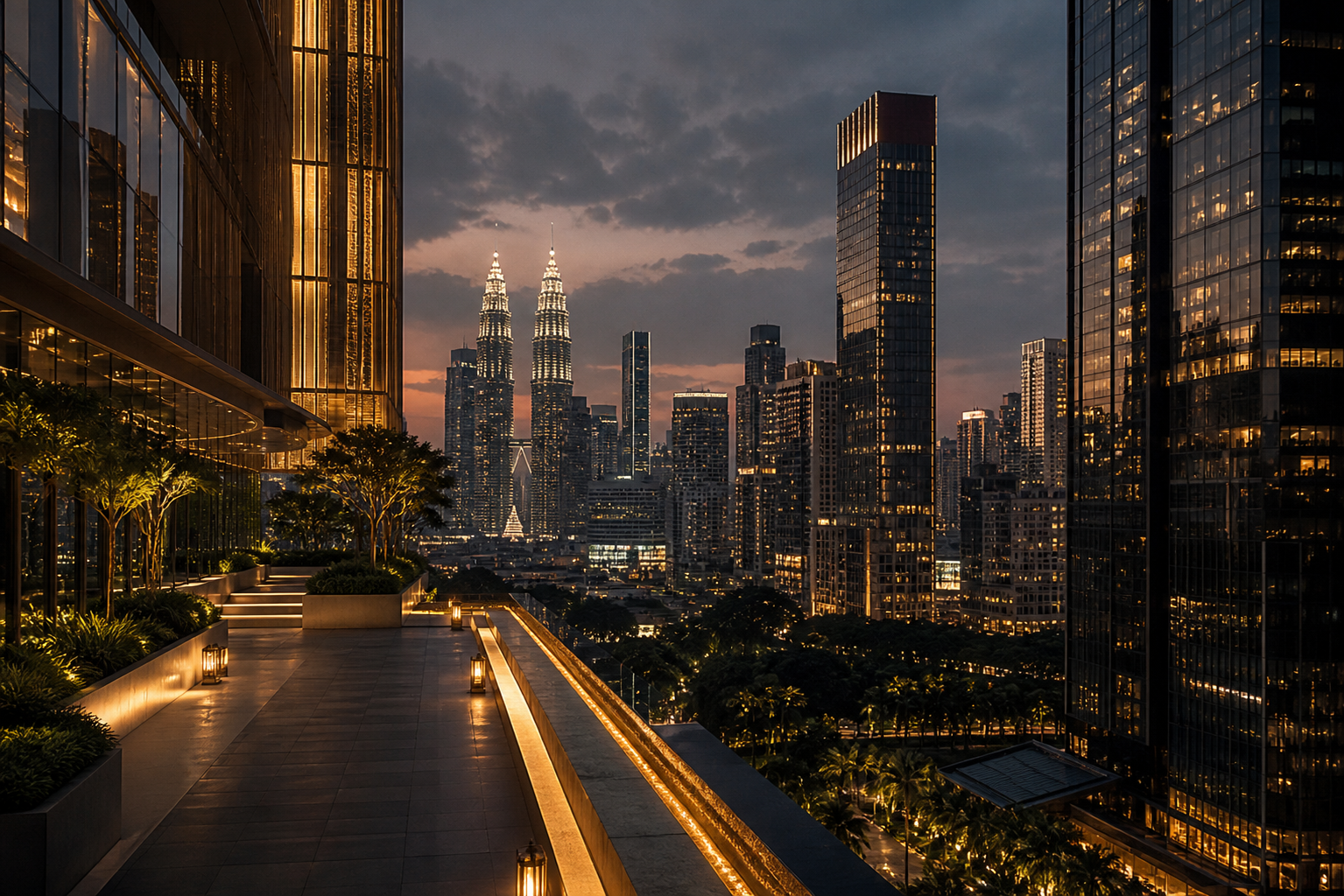 Binjai On The Park Facade